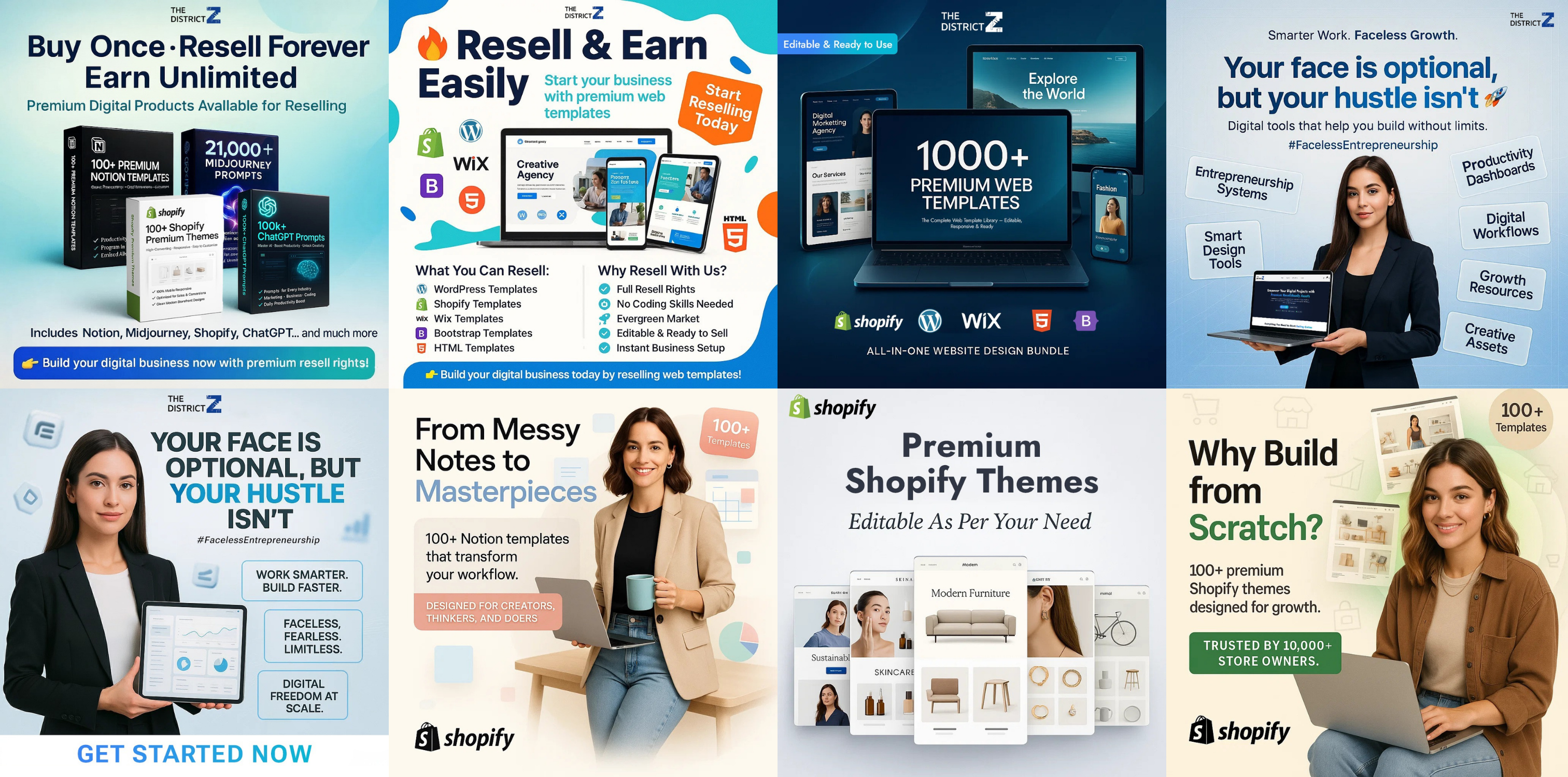 District Z Website Creatives